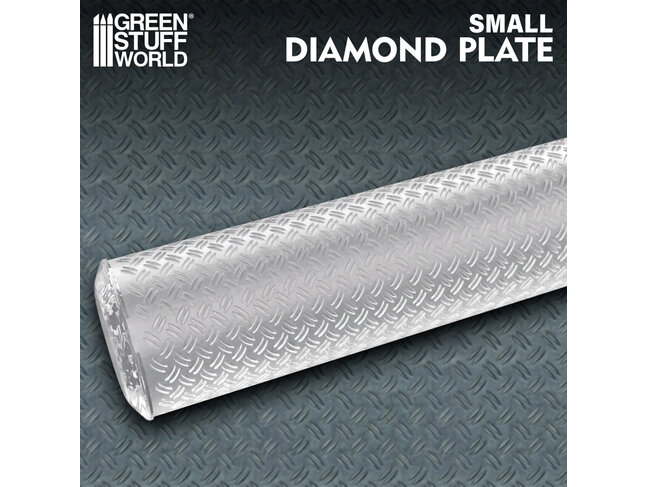 Green Stuff World Rolling Pin - Diamond Plate - Small