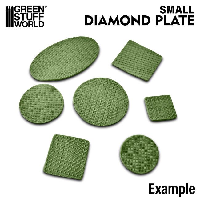 Green Stuff World Green Stuff World: Rolling Pin - Diamond Plate - Small
