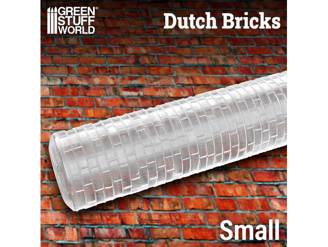 Green Stuff World Rolling Pin - Dutch Bricks - Small