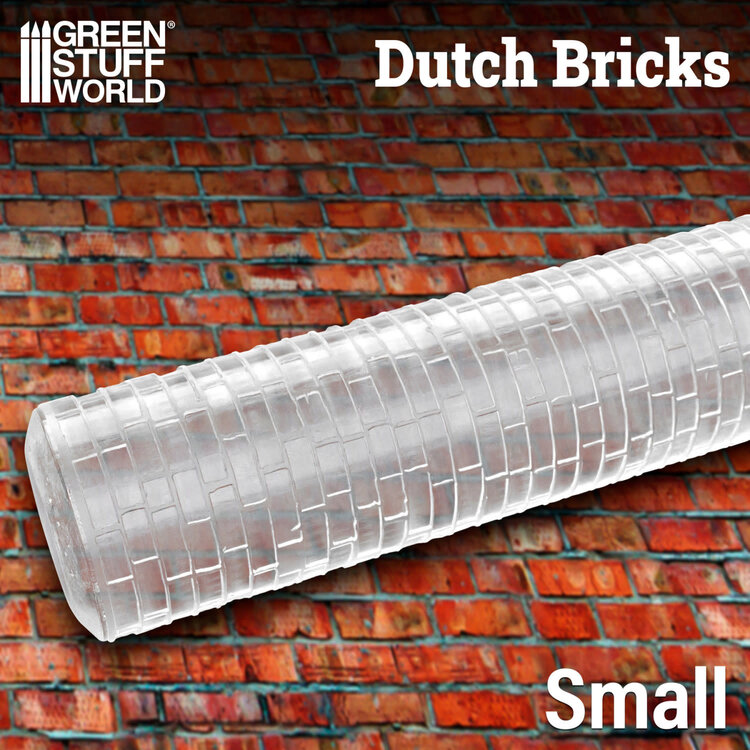 Green Stuff World Green Stuff World: Rolling Pin - Dutch Bricks - Small