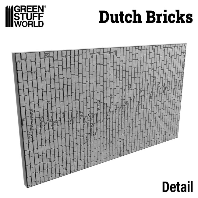 Green Stuff World Green Stuff World: Rolling Pin - Dutch Bricks - Small