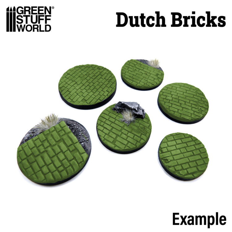 Green Stuff World Green Stuff World: Rolling Pin - Dutch Bricks - Small