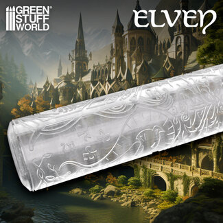 Green Stuff World Rolling Pin - Elven