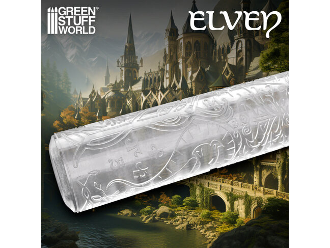 Green Stuff World Rolling Pin - Elven