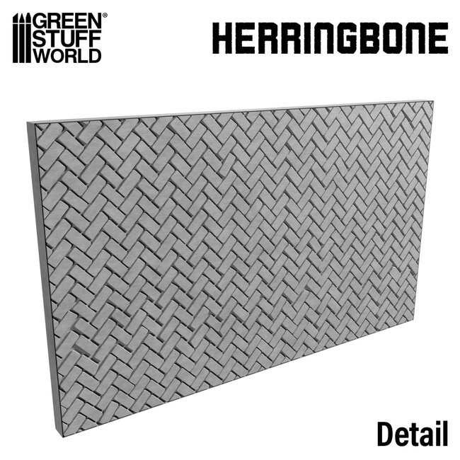 Green Stuff World Green Stuff World: Rolling Pin - Herringbone