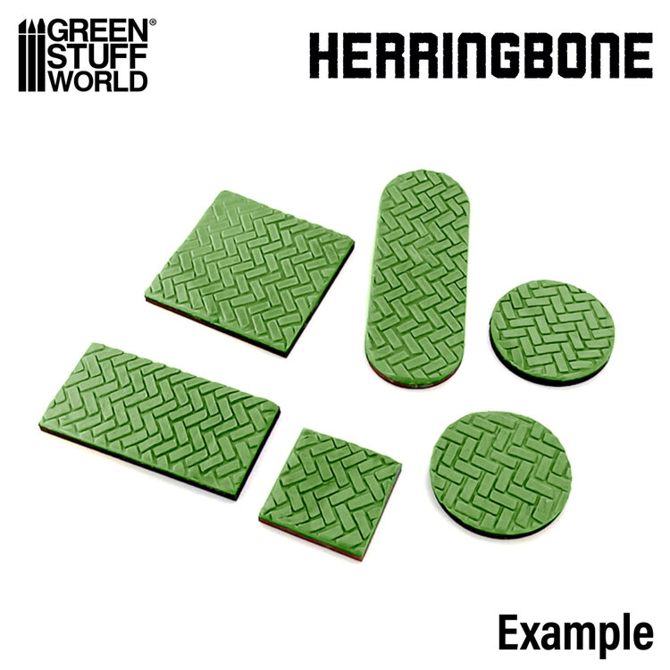 Green Stuff World Green Stuff World: Rolling Pin - Herringbone