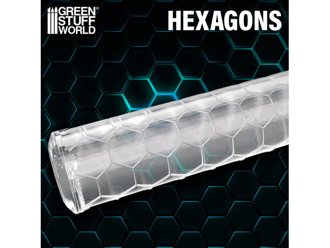 Green Stuff World Rolling Pin - Hexagons