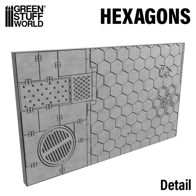 Green Stuff World Green Stuff World: Rolling Pin - Hexagons
