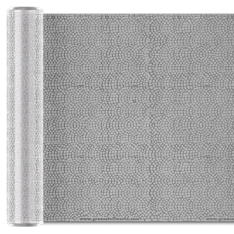 Green Stuff World Green Stuff World: Rolling Pin - Sett Pavement - Small