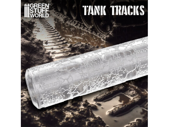 Green Stuff World Rolling Pin - Tank Tracks