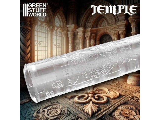 Green Stuff World Rolling Pin - Temple