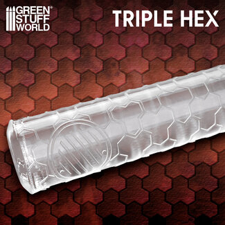 Green Stuff World Rolling Pin - Triple Hex