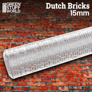 Green Stuff World Rolling Pin - Dutch Bricks - Large