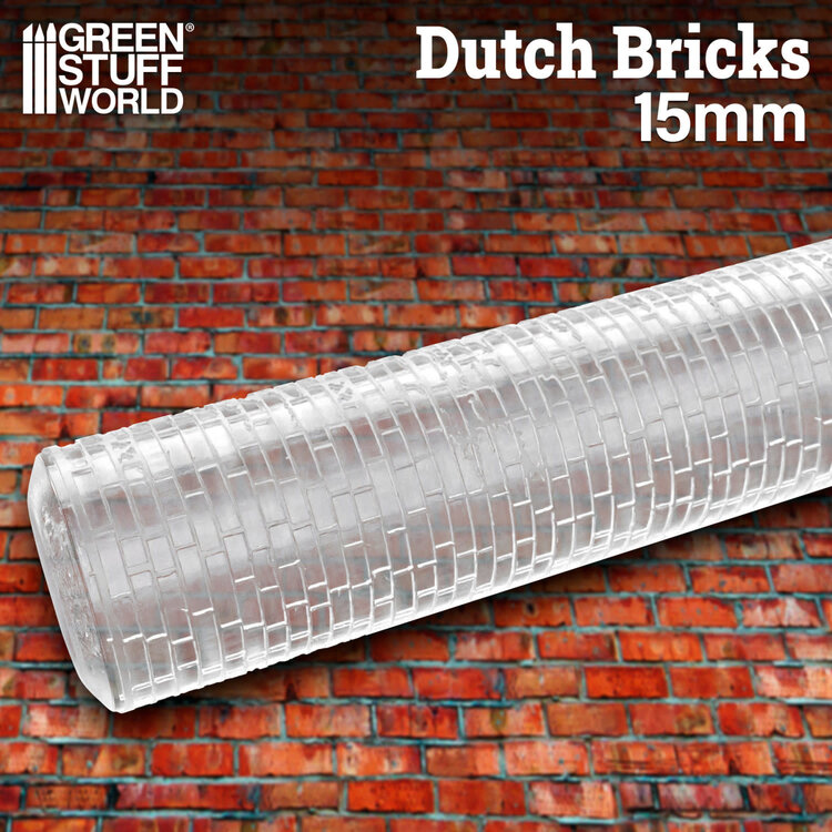 Green Stuff World Green Stuff World: Rolling Pin - Dutch Bricks - Large