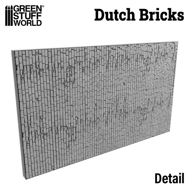 Green Stuff World Green Stuff World: Rolling Pin - Dutch Bricks - Large