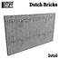Green Stuff World Green Stuff World: Rolling Pin - Dutch Bricks - Large