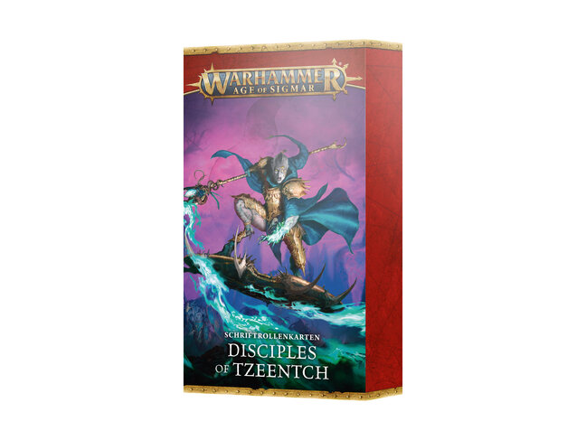 Games Workshop Warhammer Warscroll Cards: Disciples of Tzeentch (deu)