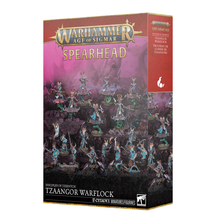 Games Workshop Warhammer Warhammer Age of Sigmar - Spearhead: Disciples of Tzeentch - Tzaangor Warflock