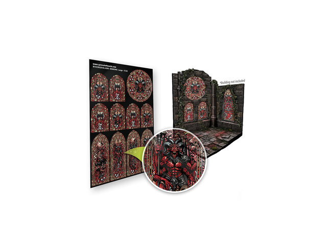 Green Stuff World Stained Glass - Demonic - Large