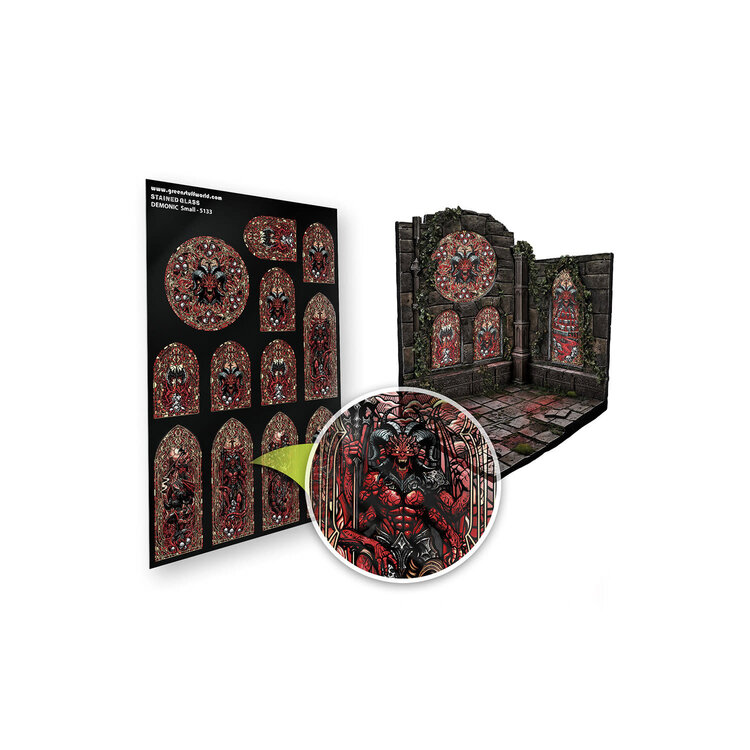 Green Stuff World Green Stuff World: Stained Glass - Demonic - Small