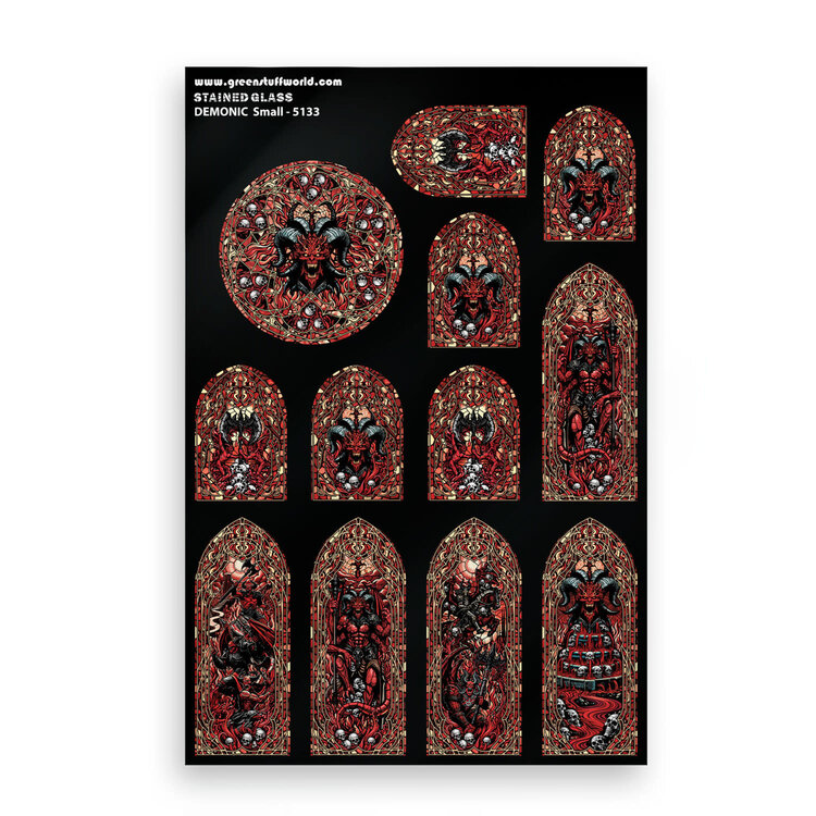 Green Stuff World Green Stuff World: Stained Glass - Demonic - Small