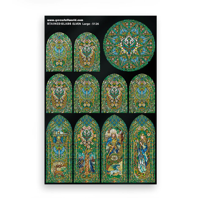 Green Stuff World Green Stuff World: Stained Glass - Elven - Large
