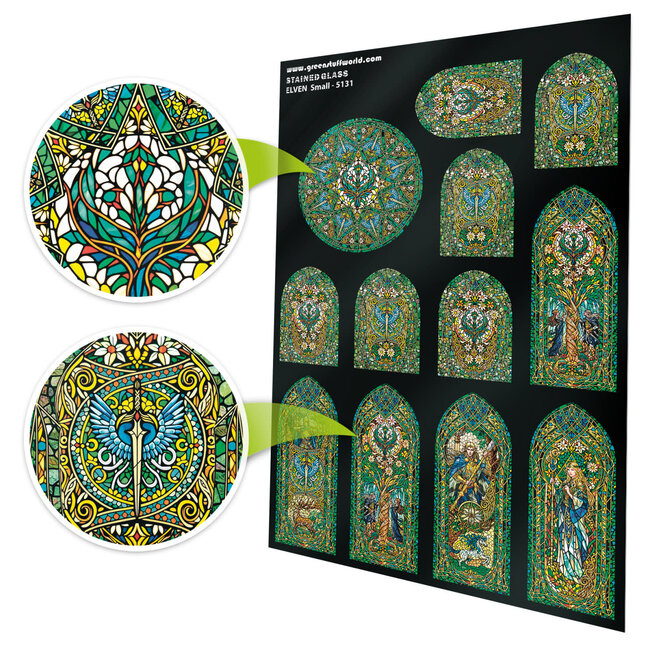 Green Stuff World Green Stuff World: Stained Glass - Elven - Small