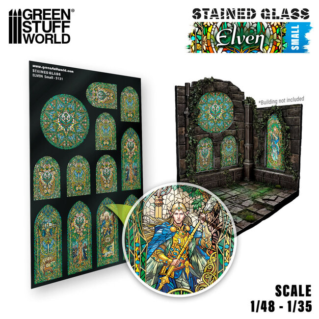Green Stuff World Green Stuff World: Stained Glass - Elven - Small