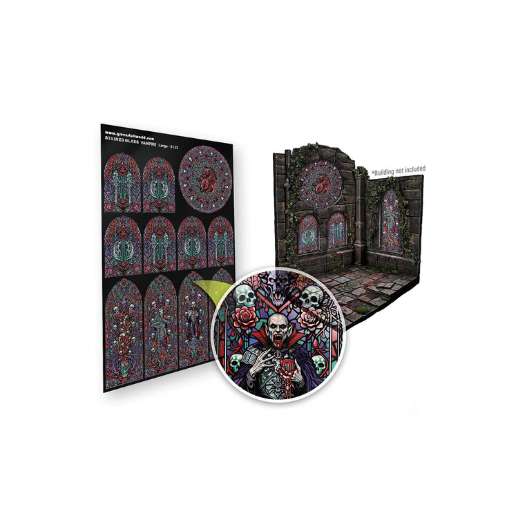 Green Stuff World Green Stuff World: Stained Glass - Vampire - Large