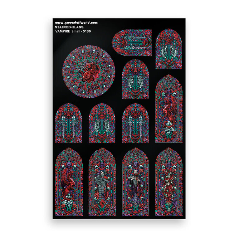 Green Stuff World Green Stuff World: Stained Glass - Vampire - Small