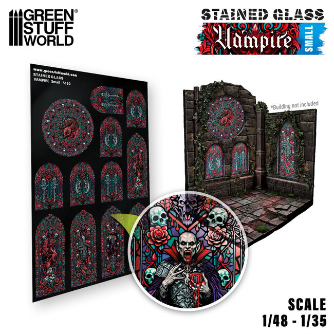 Green Stuff World Green Stuff World: Stained Glass - Vampire - Small