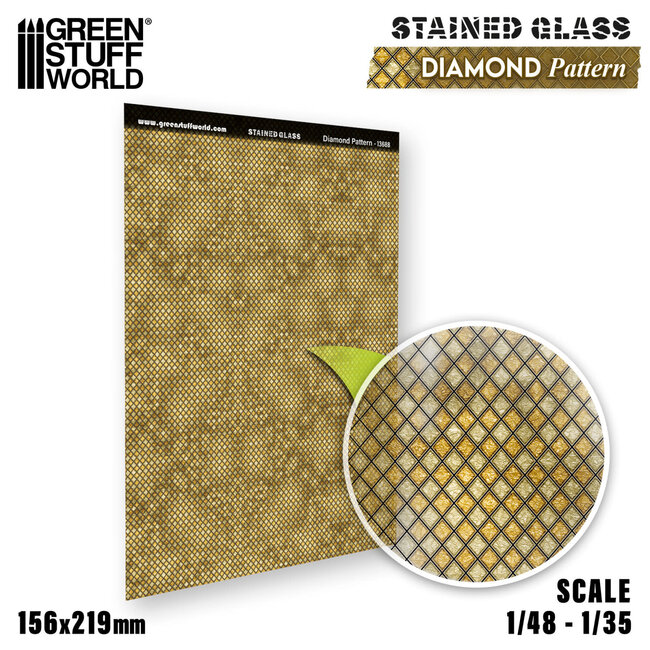 Green Stuff World Green Stuff World: Stained Glass - Diamond Pattern