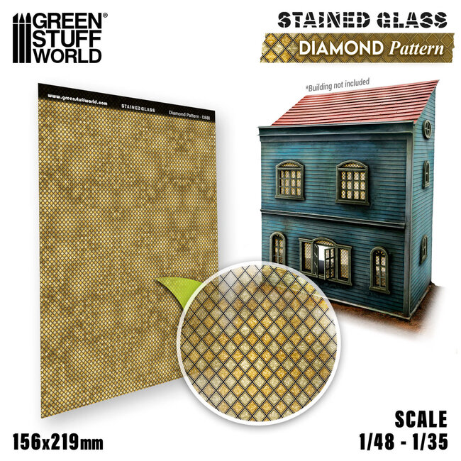Green Stuff World Green Stuff World: Stained Glass - Diamond Pattern