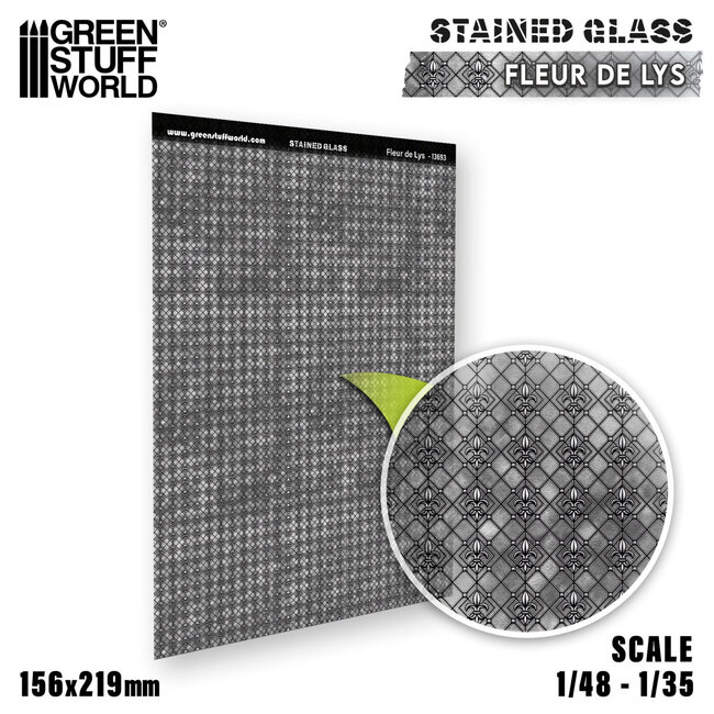 Green Stuff World Green Stuff World: Stained Glass - Fleur de Lys