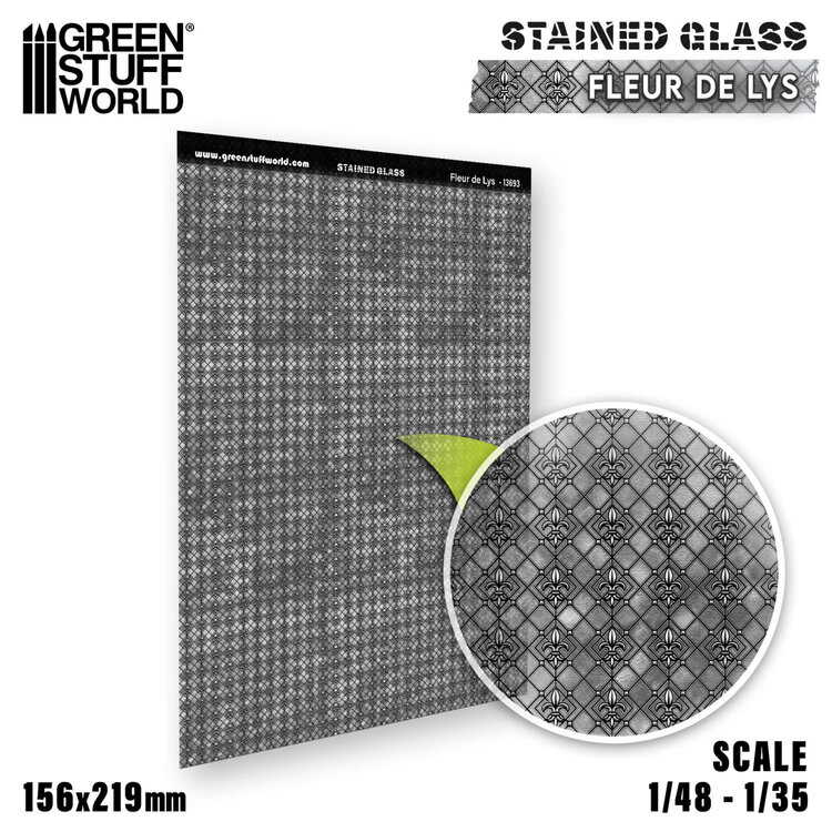 Green Stuff World Green Stuff World: Stained Glass - Fleur de Lys