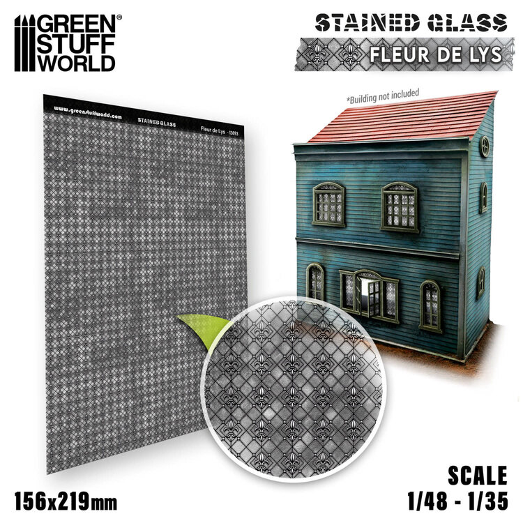 Green Stuff World Green Stuff World: Stained Glass - Fleur de Lys