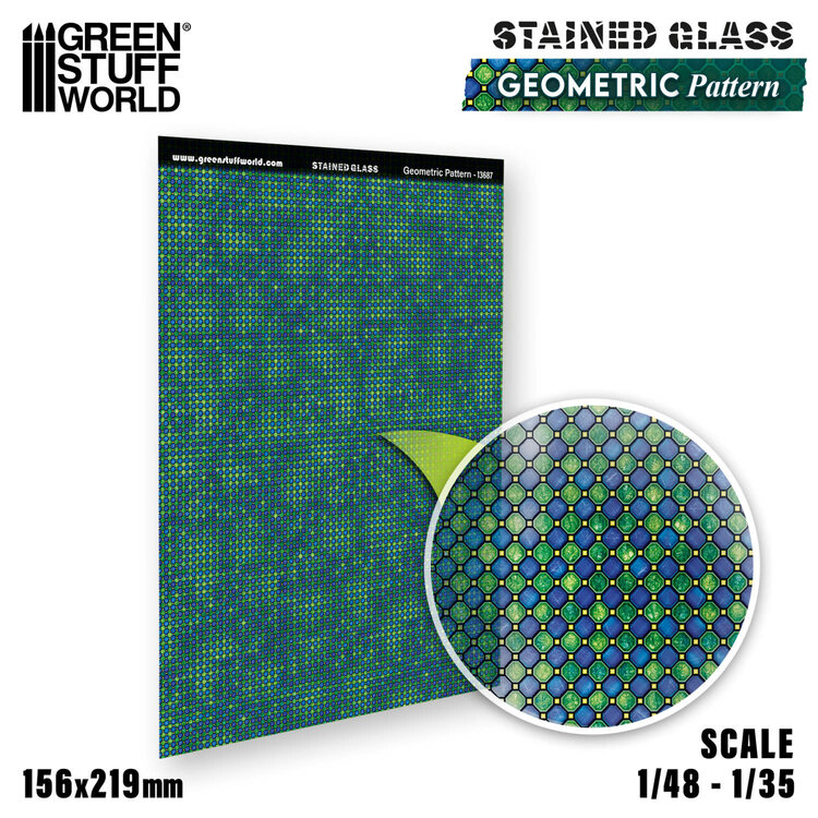 Green Stuff World Green Stuff World: Stained Glass - Geometric Pattern