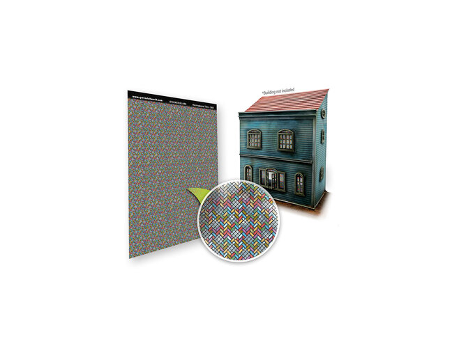 Green Stuff World Stained Glass - Herringbone Tiles