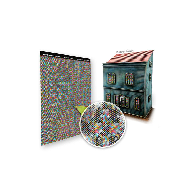 Green Stuff World Green Stuff World: Stained Glass - Herringbone Tiles