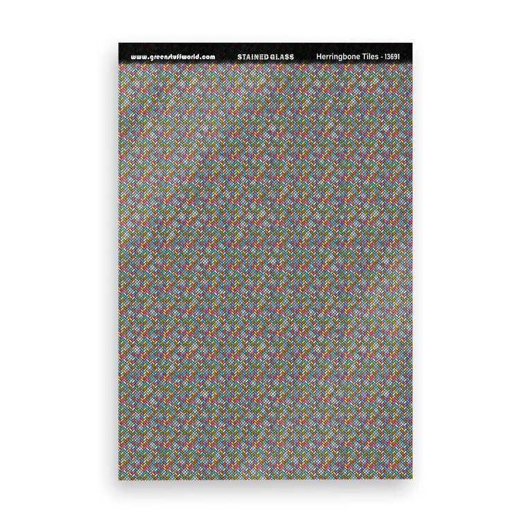 Green Stuff World Green Stuff World: Stained Glass - Herringbone Tiles