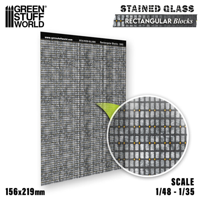 Green Stuff World Green Stuff World: Stained Glass - Rectangular Blocks
