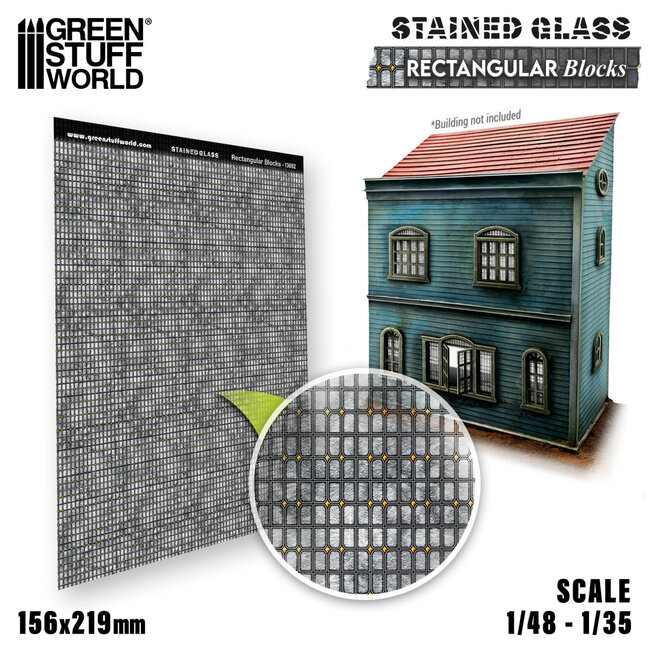 Green Stuff World Green Stuff World: Stained Glass - Rectangular Blocks
