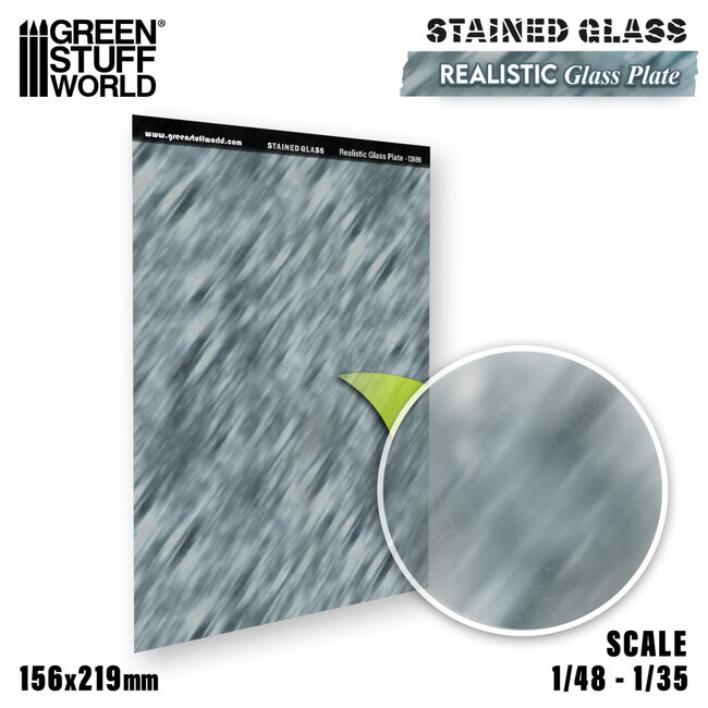 Green Stuff World Green Stuff World: Stained Glass - Realistic Glass Plate
