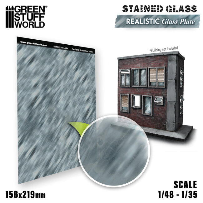 Green Stuff World Green Stuff World: Stained Glass - Realistic Glass Plate