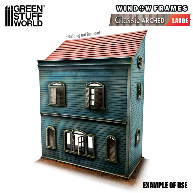 Green Stuff World Green Stuff World: Miniature Windows - Arched Classic - Large