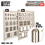 Green Stuff World Green Stuff World: Miniature Windows - Arched Classic - Large
