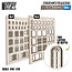Green Stuff World Green Stuff World: Miniature Windows - Arched Classic - Small