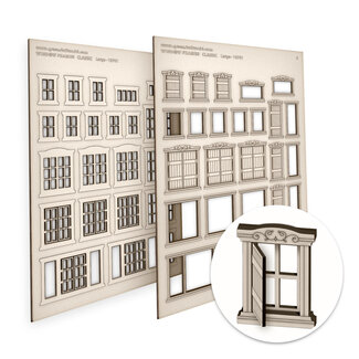 Green Stuff World Miniature Windows - Classic - Large
