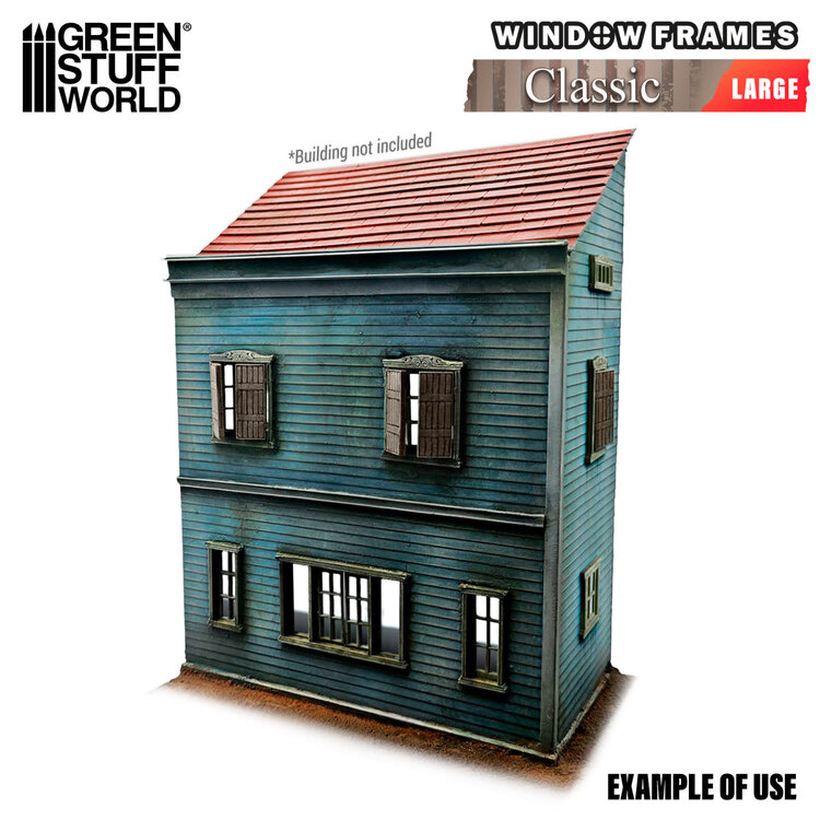 Green Stuff World Green Stuff World: Miniature Windows - Classic - Large