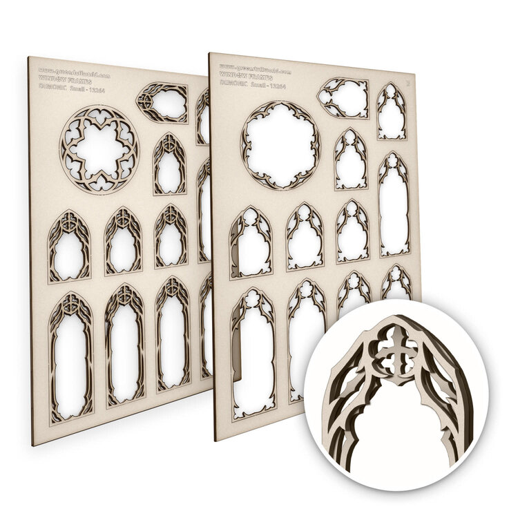 Green Stuff World Green Stuff World: Miniature Windows - Demonic - Small